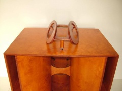 Hornst nder oval Kirschrot 16